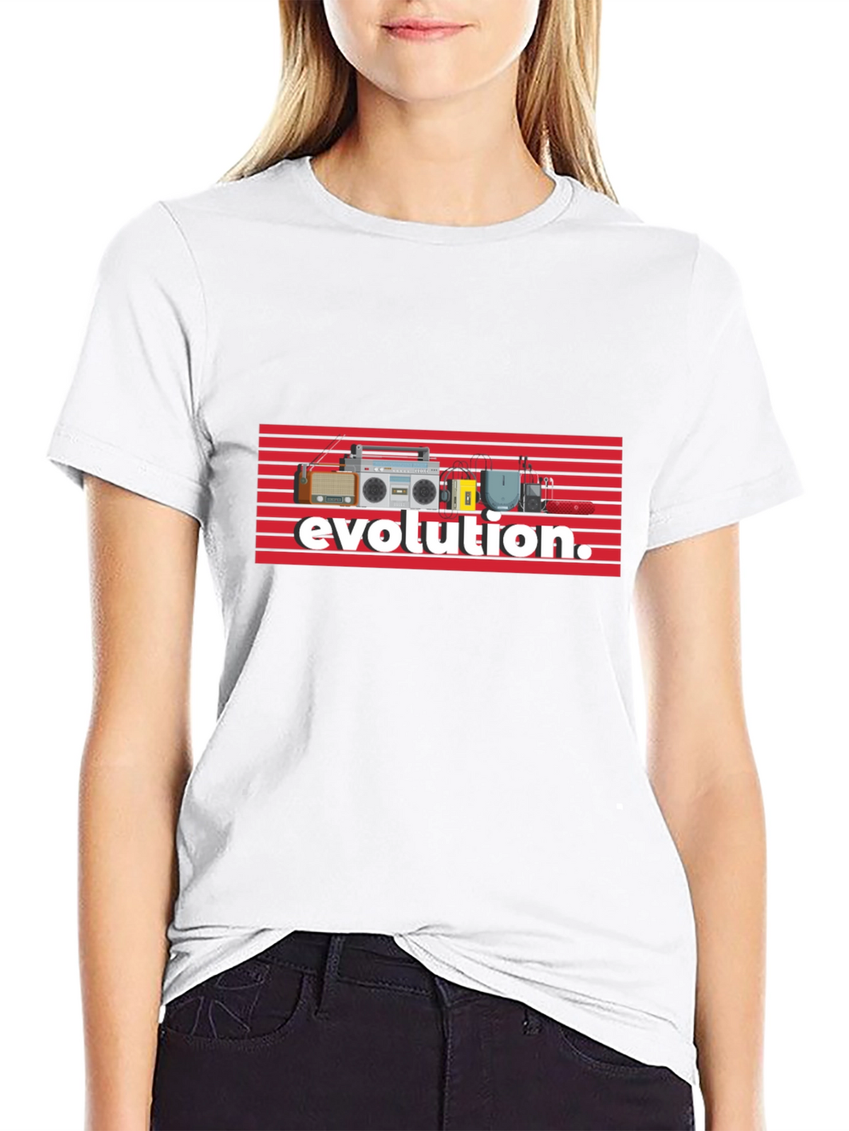 Evolution of Music Tee