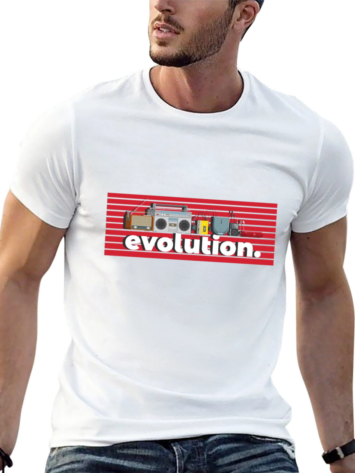 Evolution of Music Tee