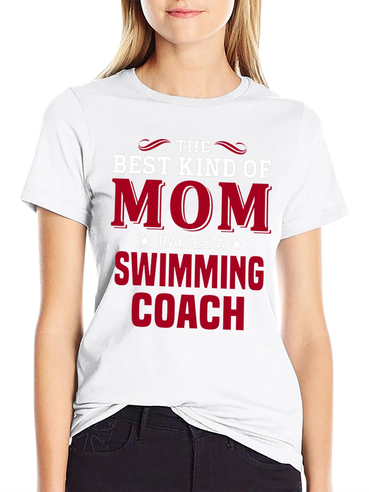 Best Kind of Mom - Swimming Coach T-Shirt