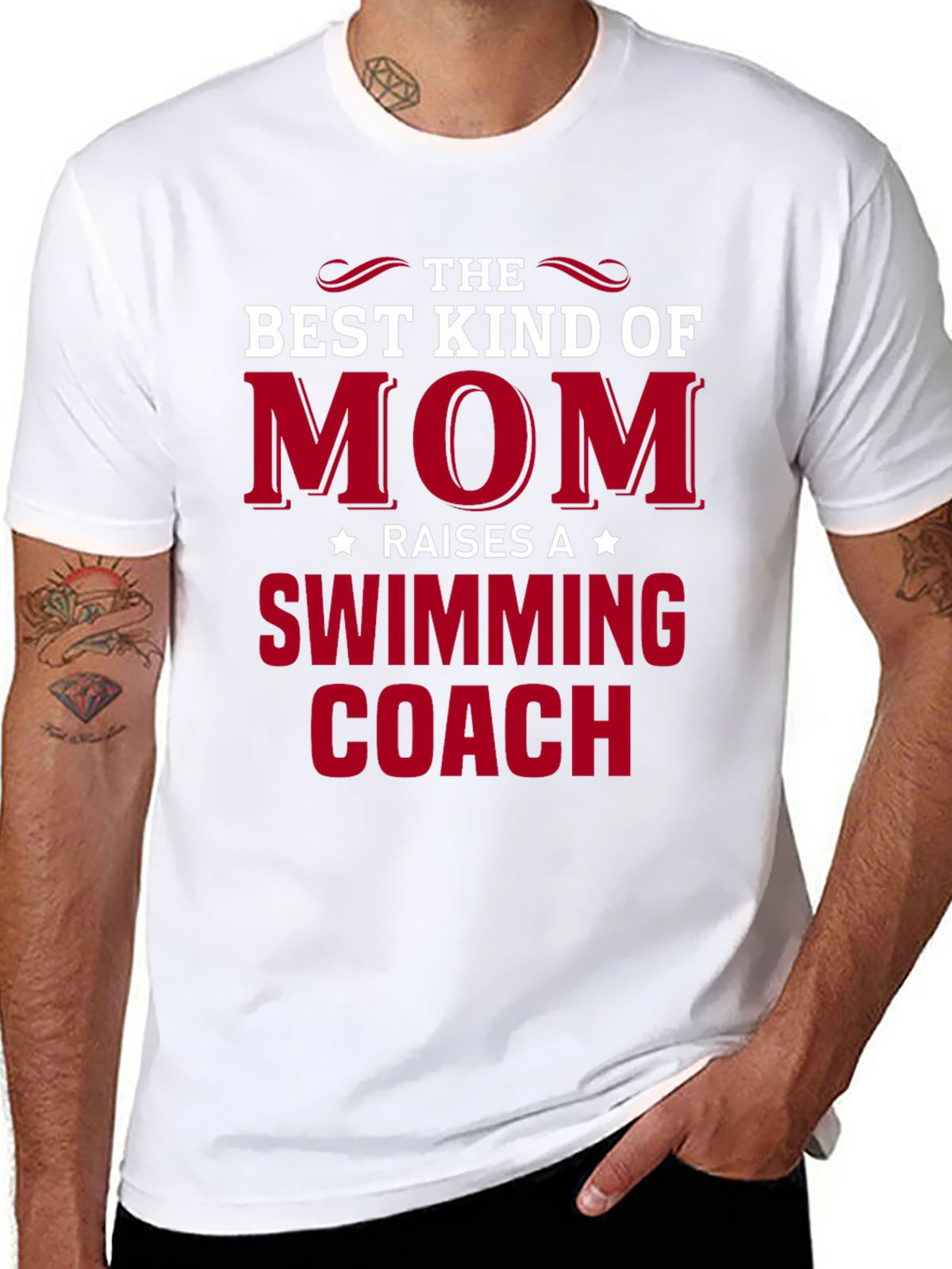 Best Kind of Mom - Swimming Coach T-Shirt
