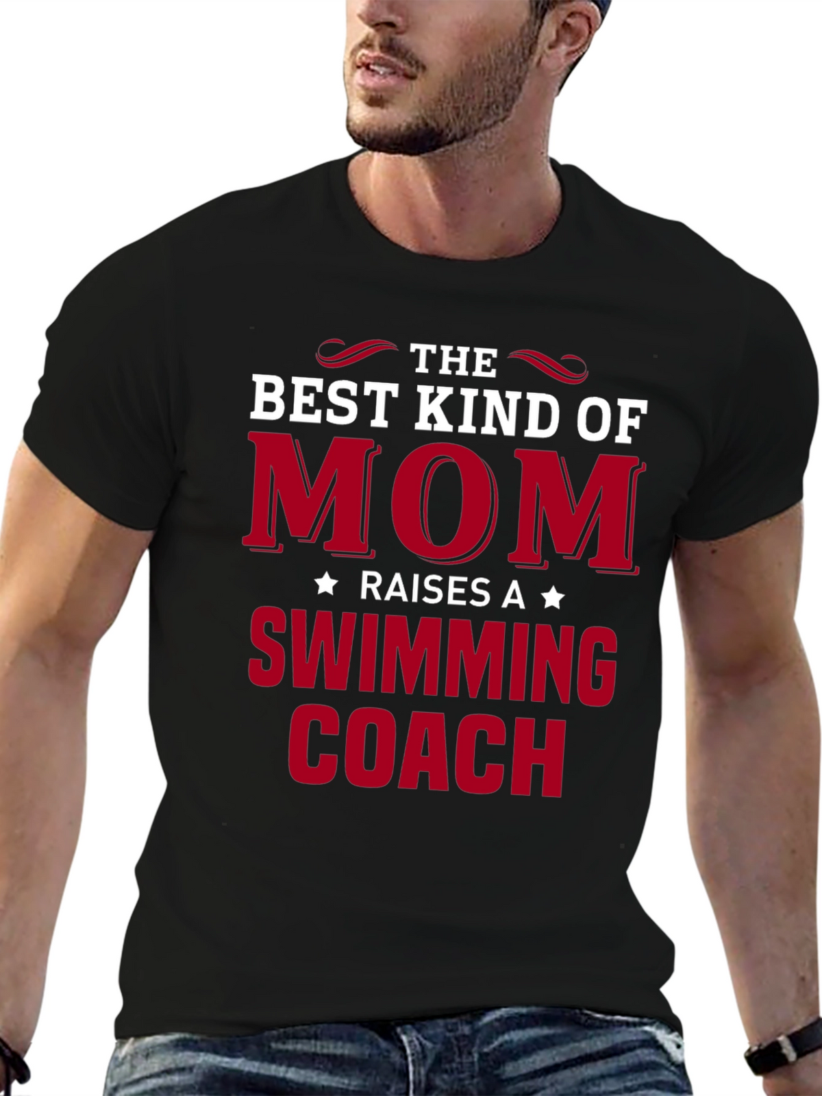 Best Kind of Mom - Swimming Coach T-Shirt