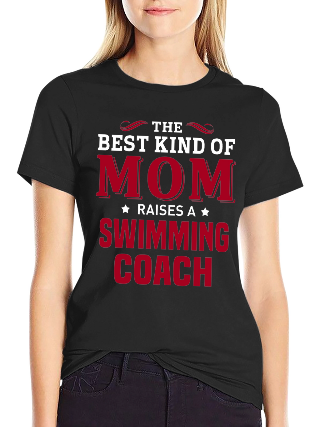 Best Kind of Mom - Swimming Coach T-Shirt