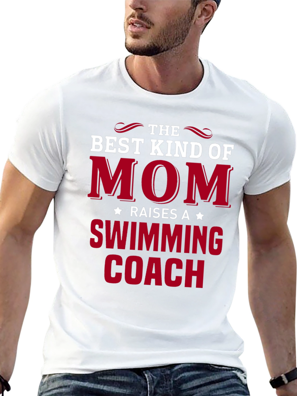 Best Kind of Mom - Swimming Coach T-Shirt