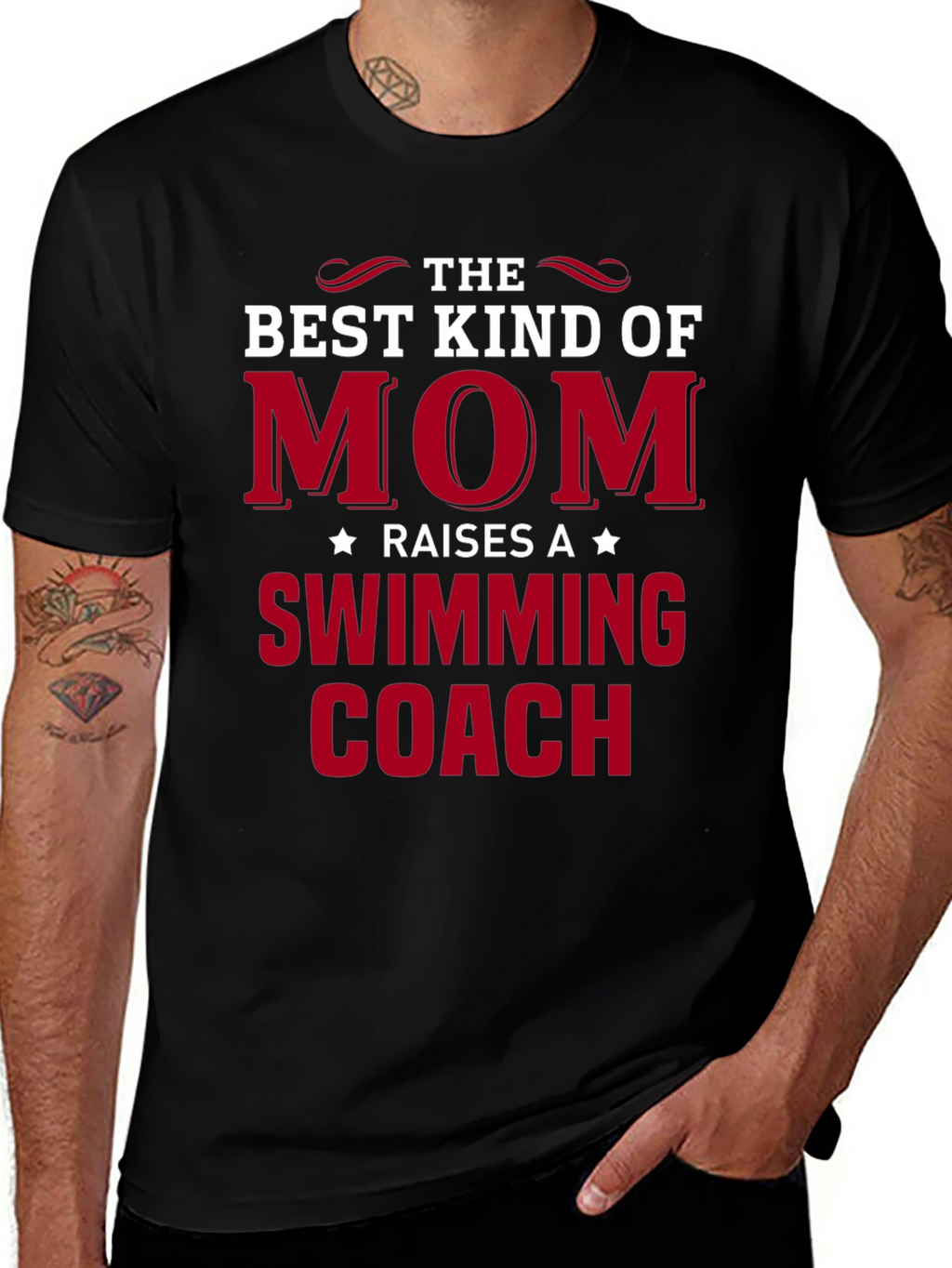 Best Kind of Mom - Swimming Coach T-Shirt