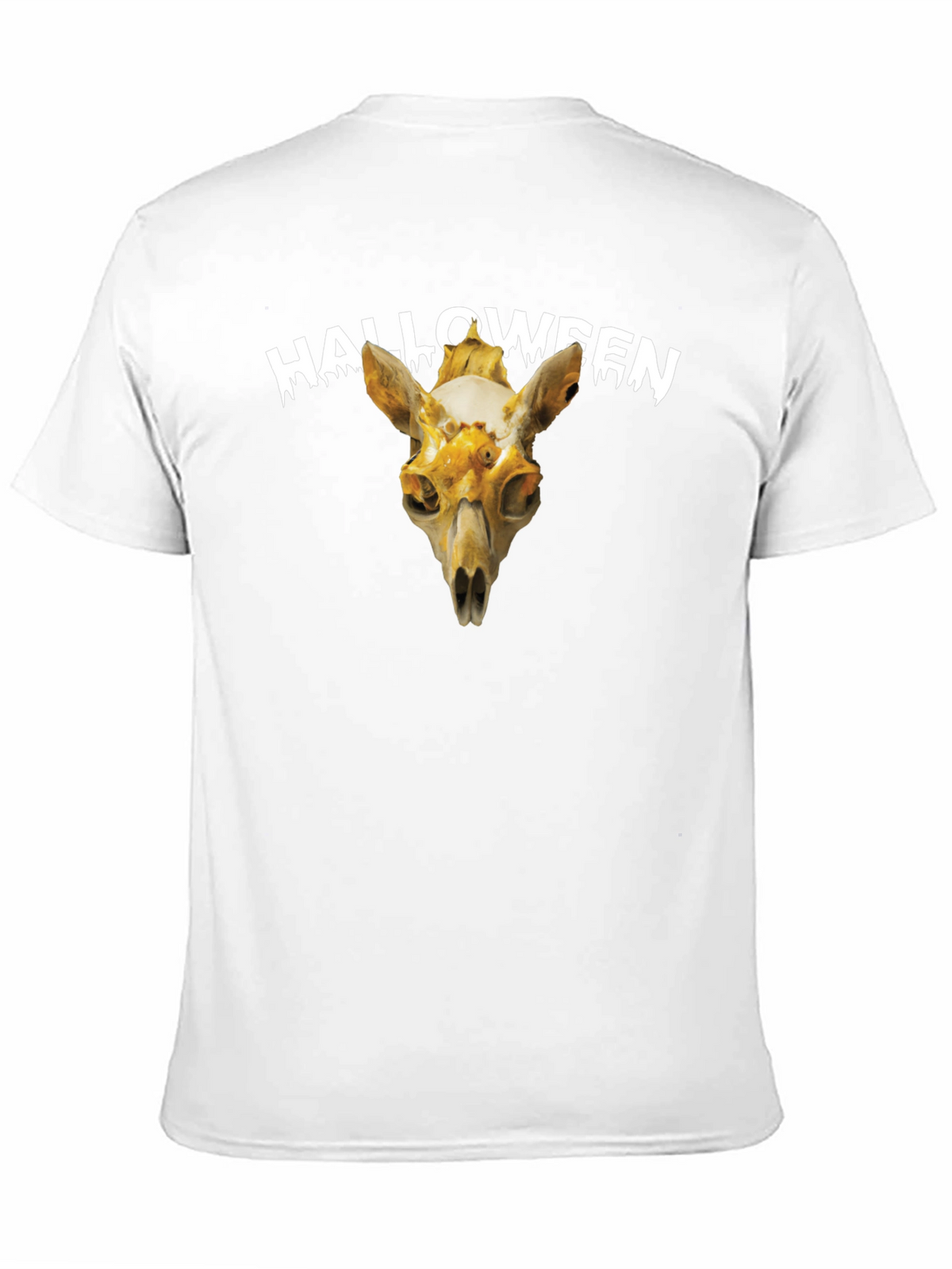 Halloween Skull Graphic Tee - Spooky Season Apparel