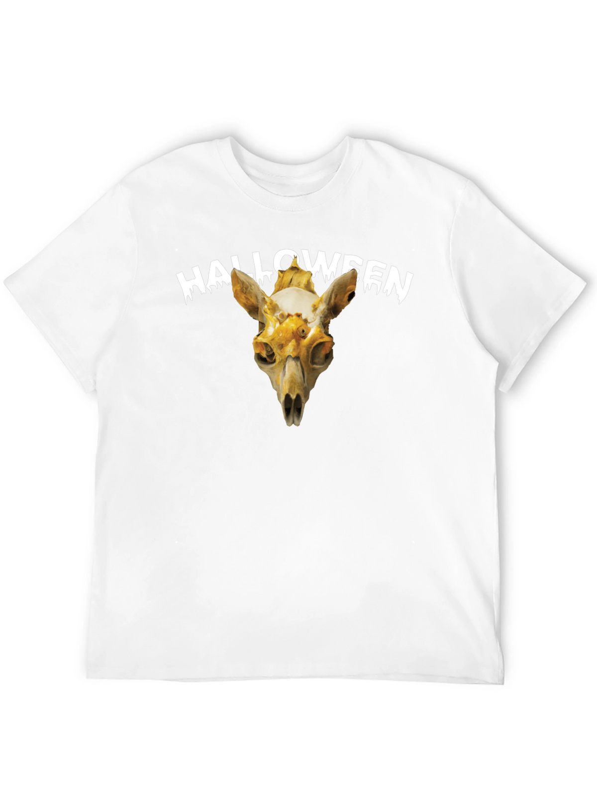 Halloween Skull Graphic Tee - Spooky Season Apparel