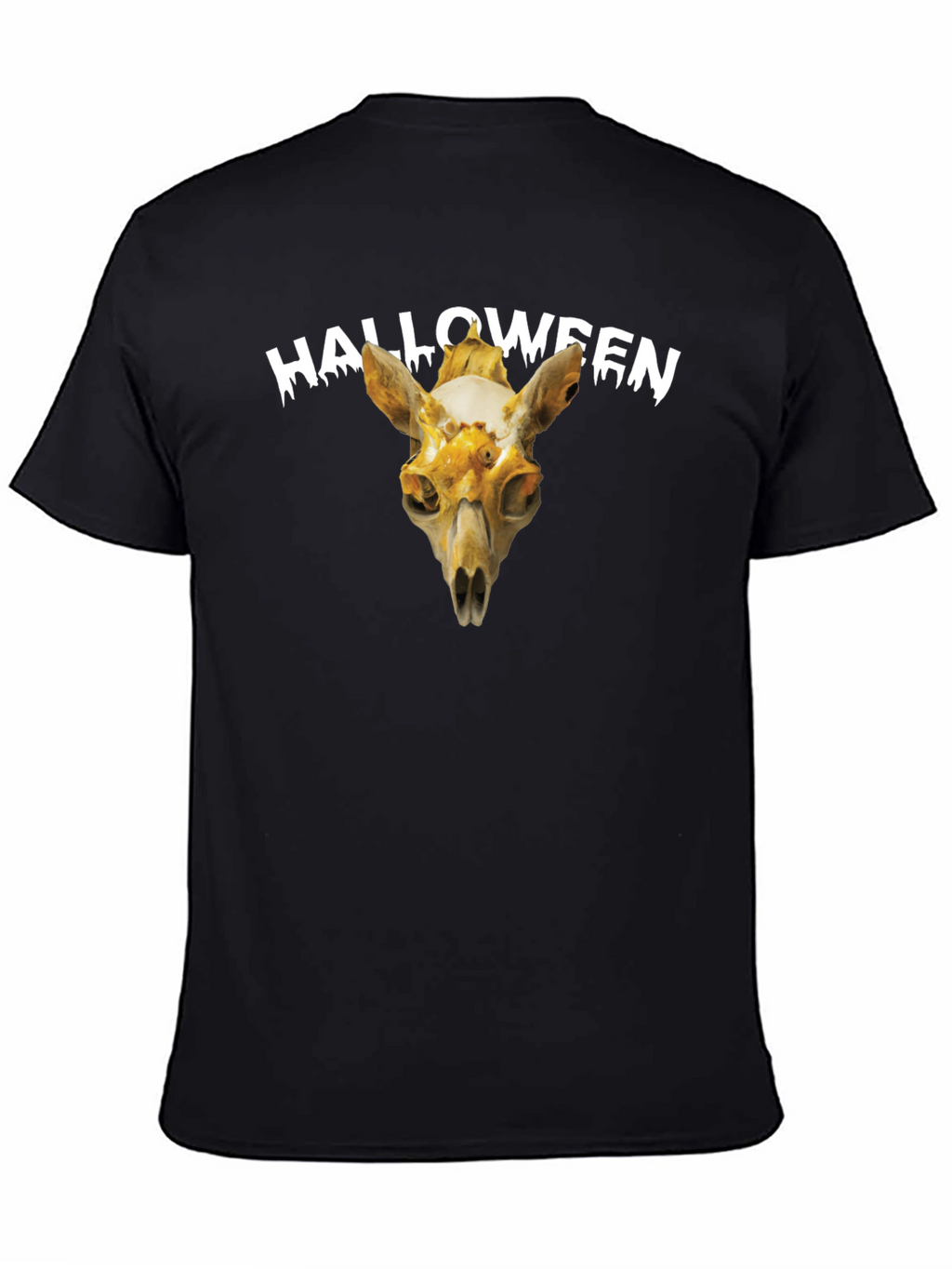 Halloween Skull Graphic Tee - Spooky Season Apparel