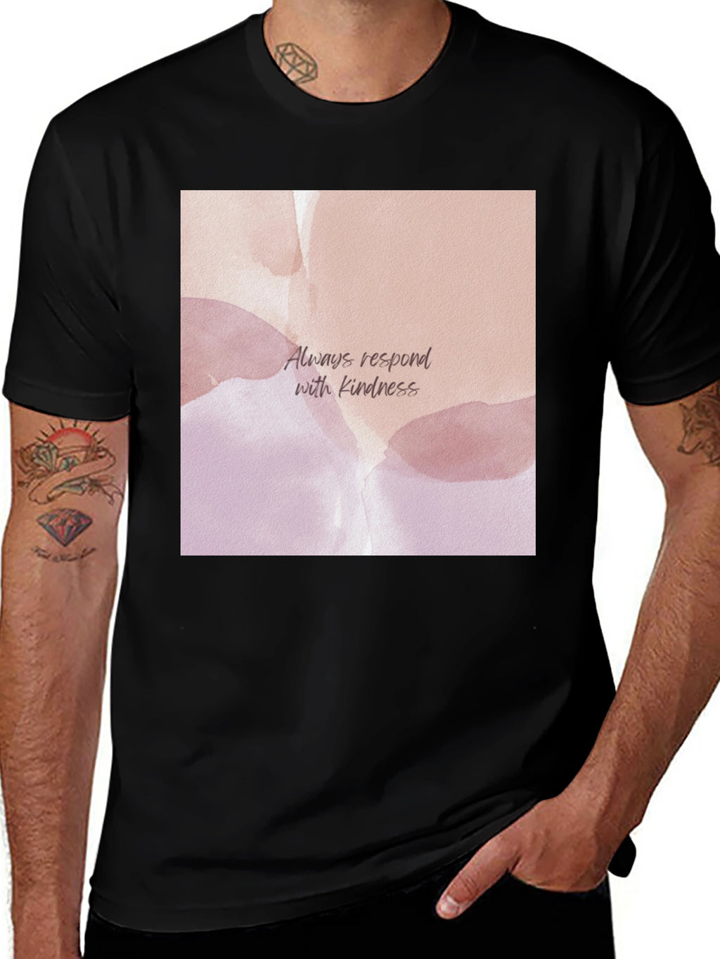Kindness Graphic T-Shirt - Black