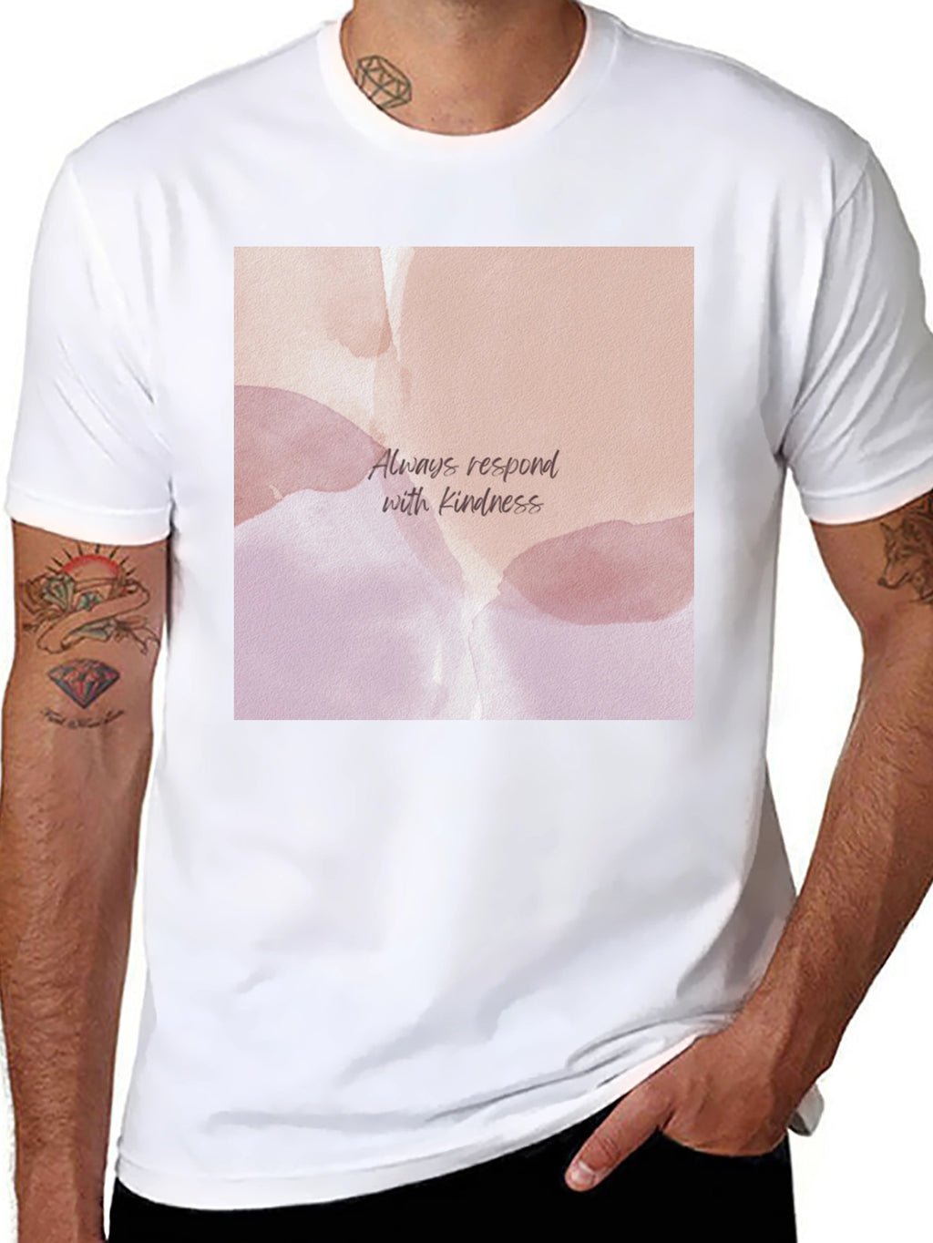 Kindness Graphic T-Shirt - Black