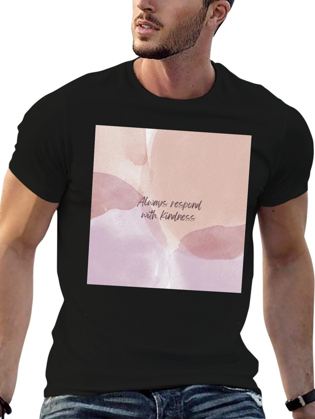 Kindness Graphic T-Shirt - Black