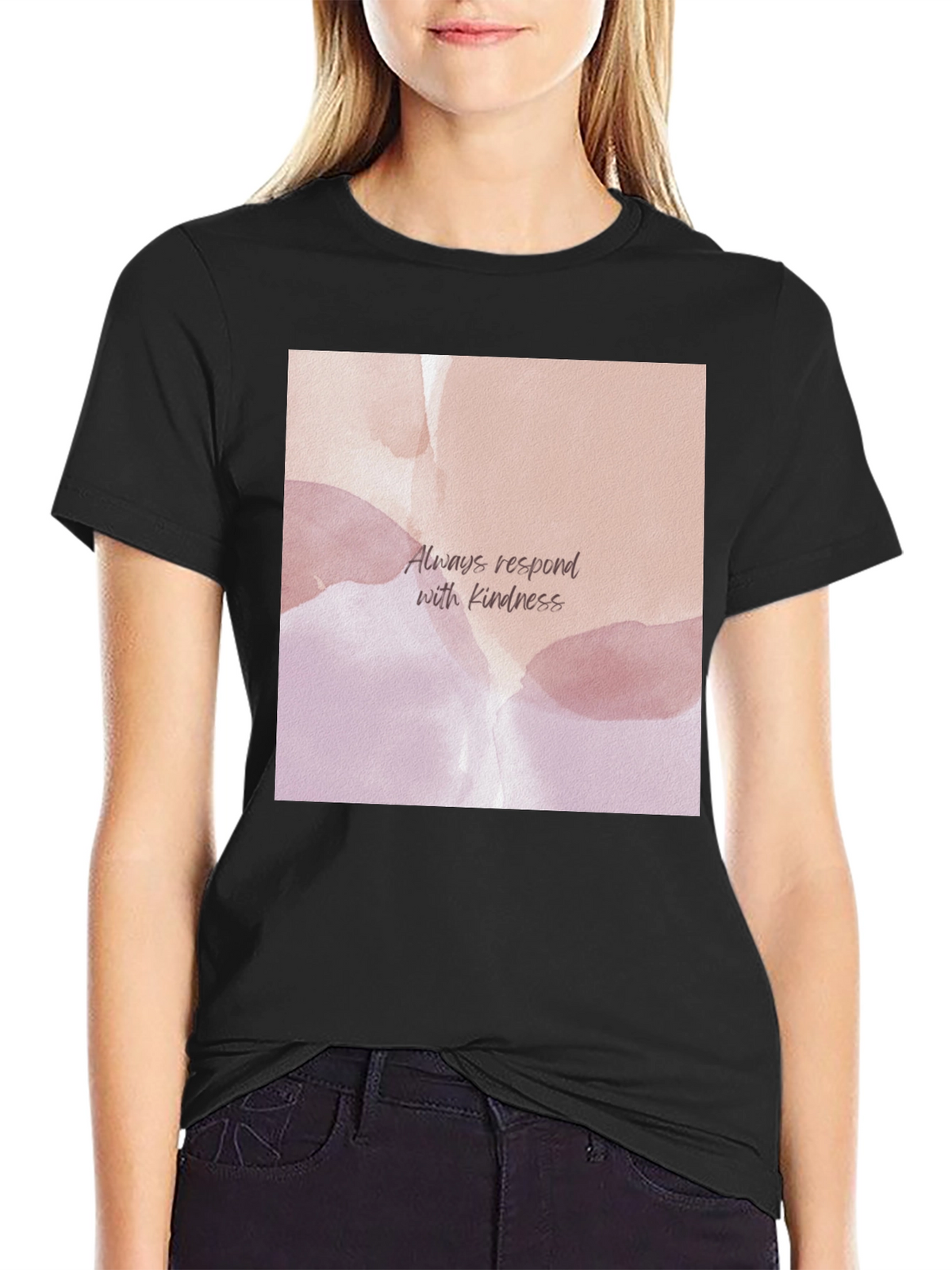 Kindness Graphic T-Shirt - Black