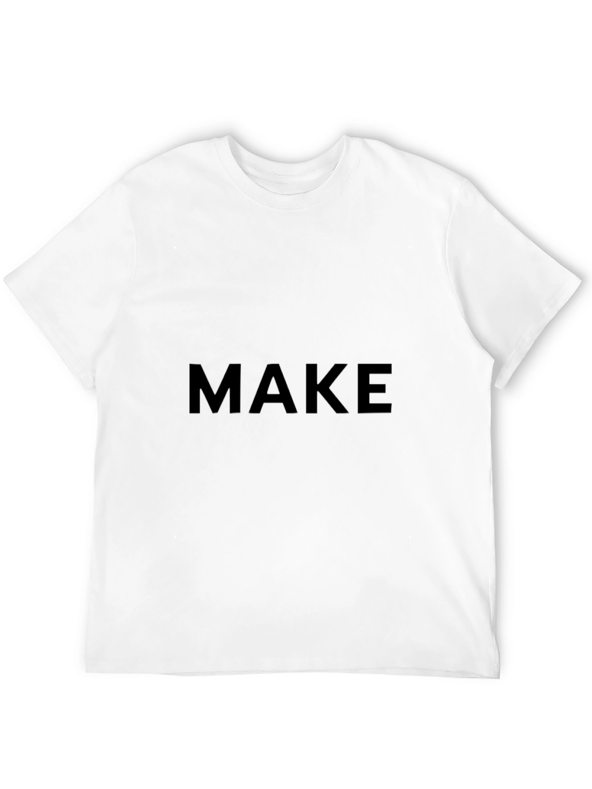 MAKE T-Shirt - Classic Black Cotton Tee