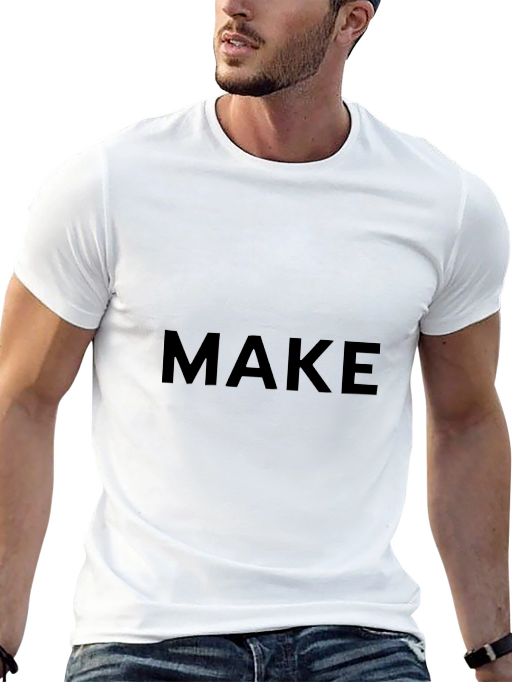 MAKE T-Shirt - Classic Black Cotton Tee