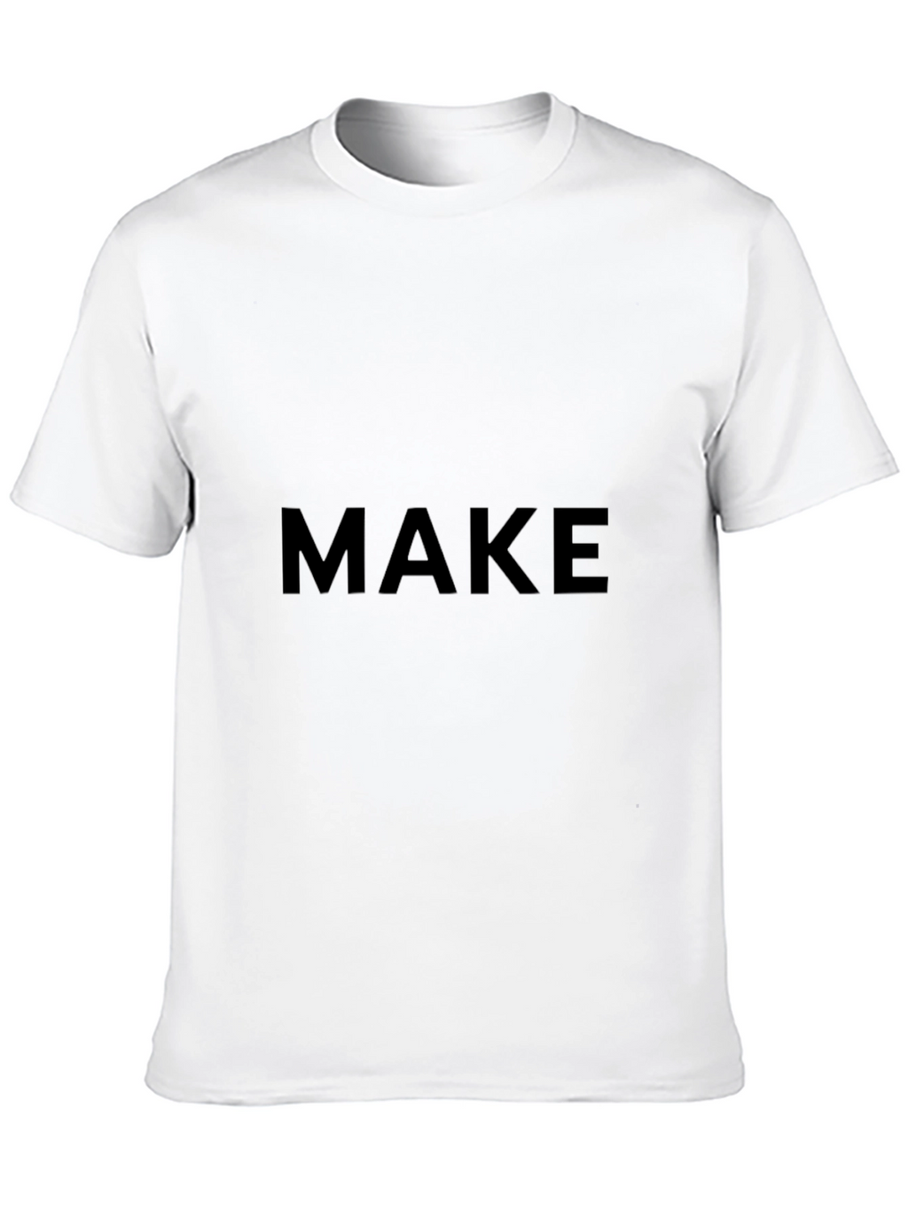 MAKE T-Shirt - Classic Black Cotton Tee