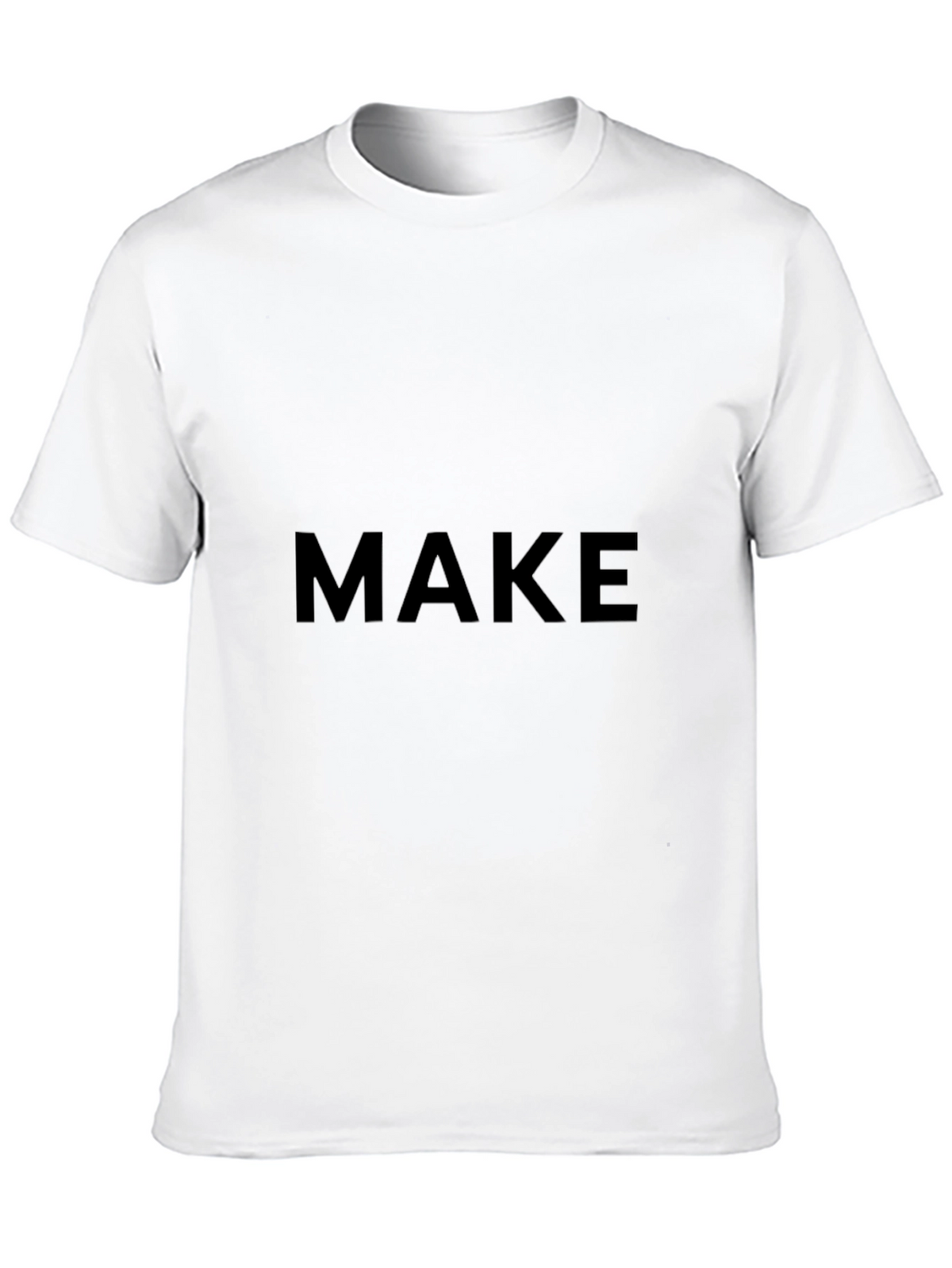 MAKE T-Shirt - Classic Black Cotton Tee