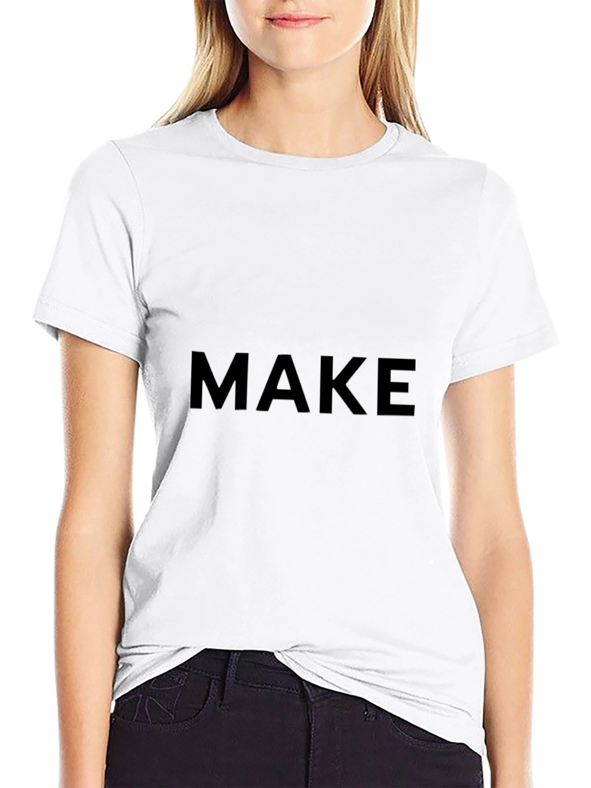 MAKE T-Shirt - Classic Black Cotton Tee