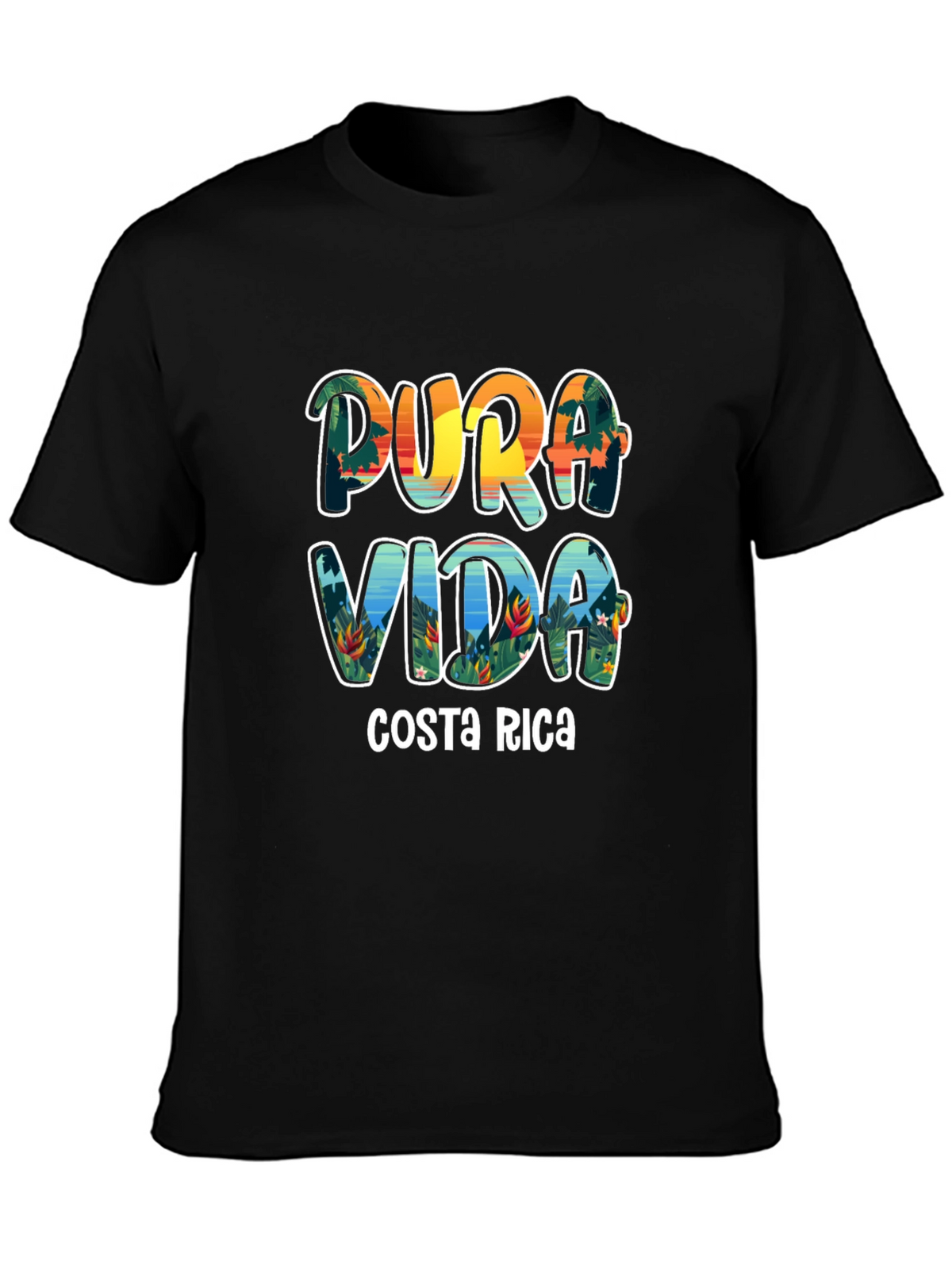 Pura Vida Costa Rica Graphic T-Shirt