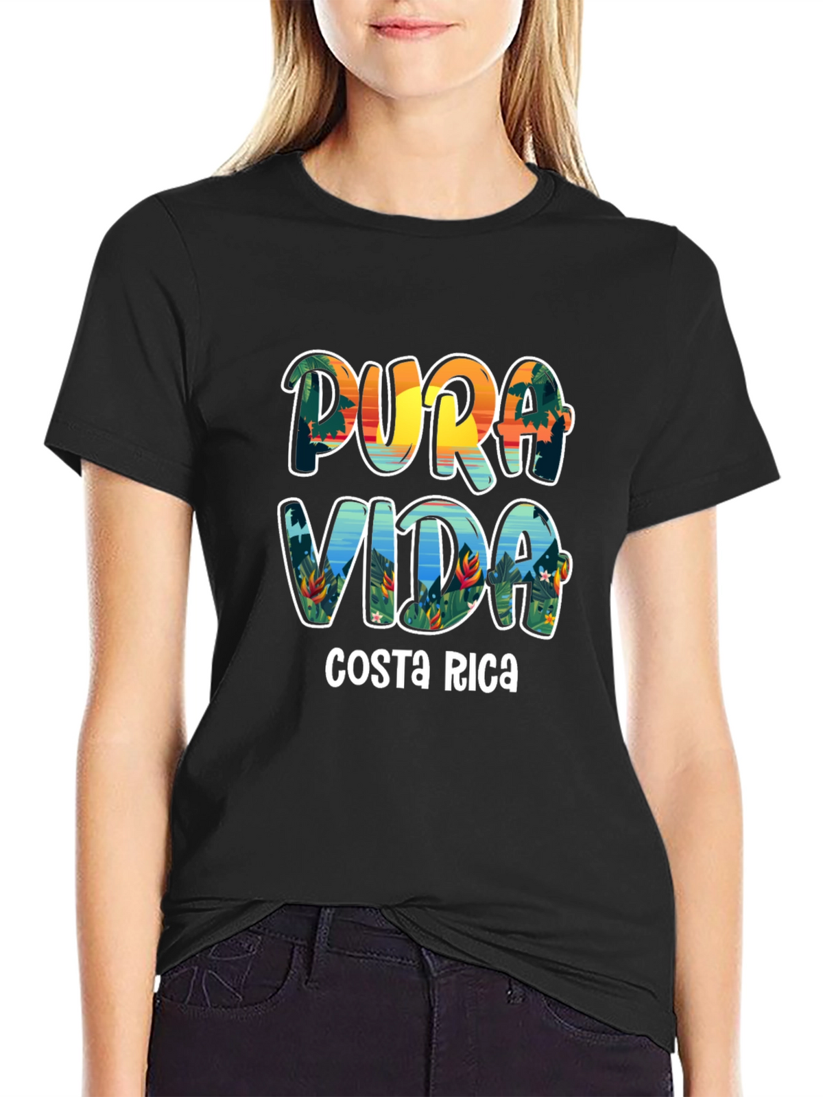 Pura Vida Costa Rica Graphic T-Shirt