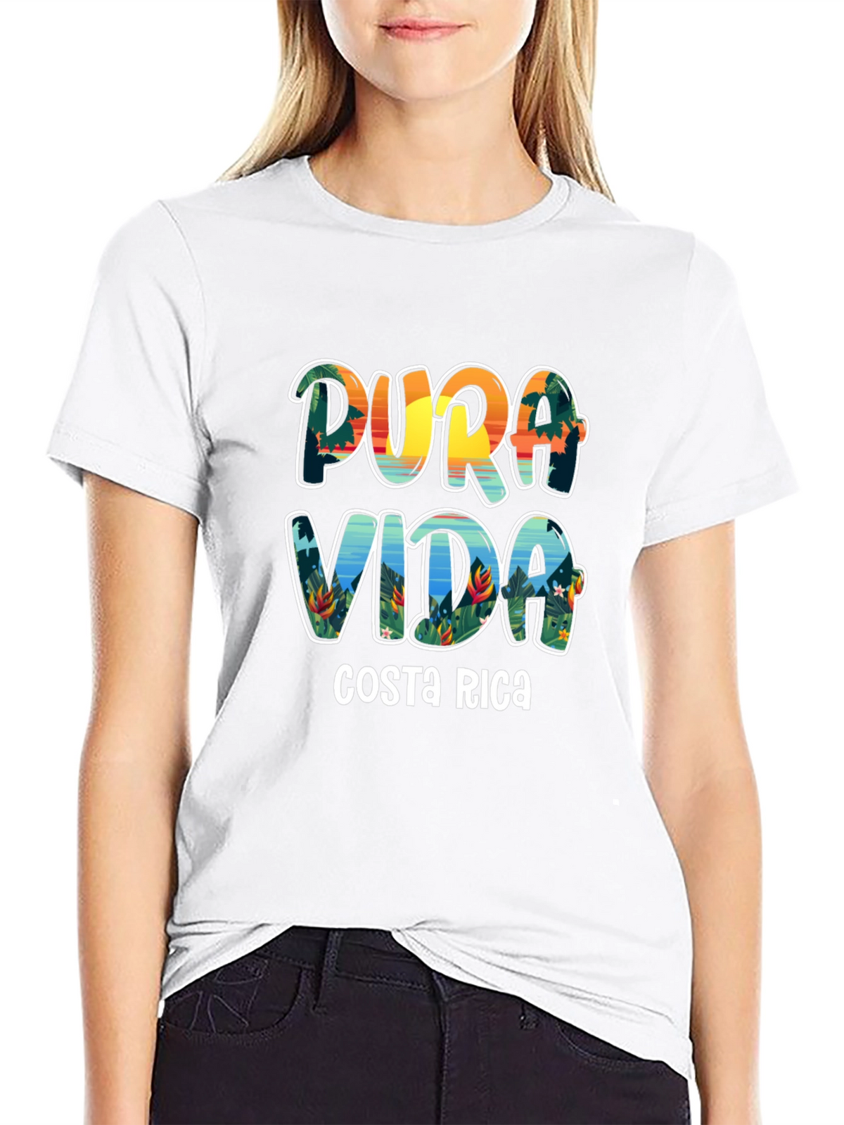 Pura Vida Costa Rica Graphic T-Shirt