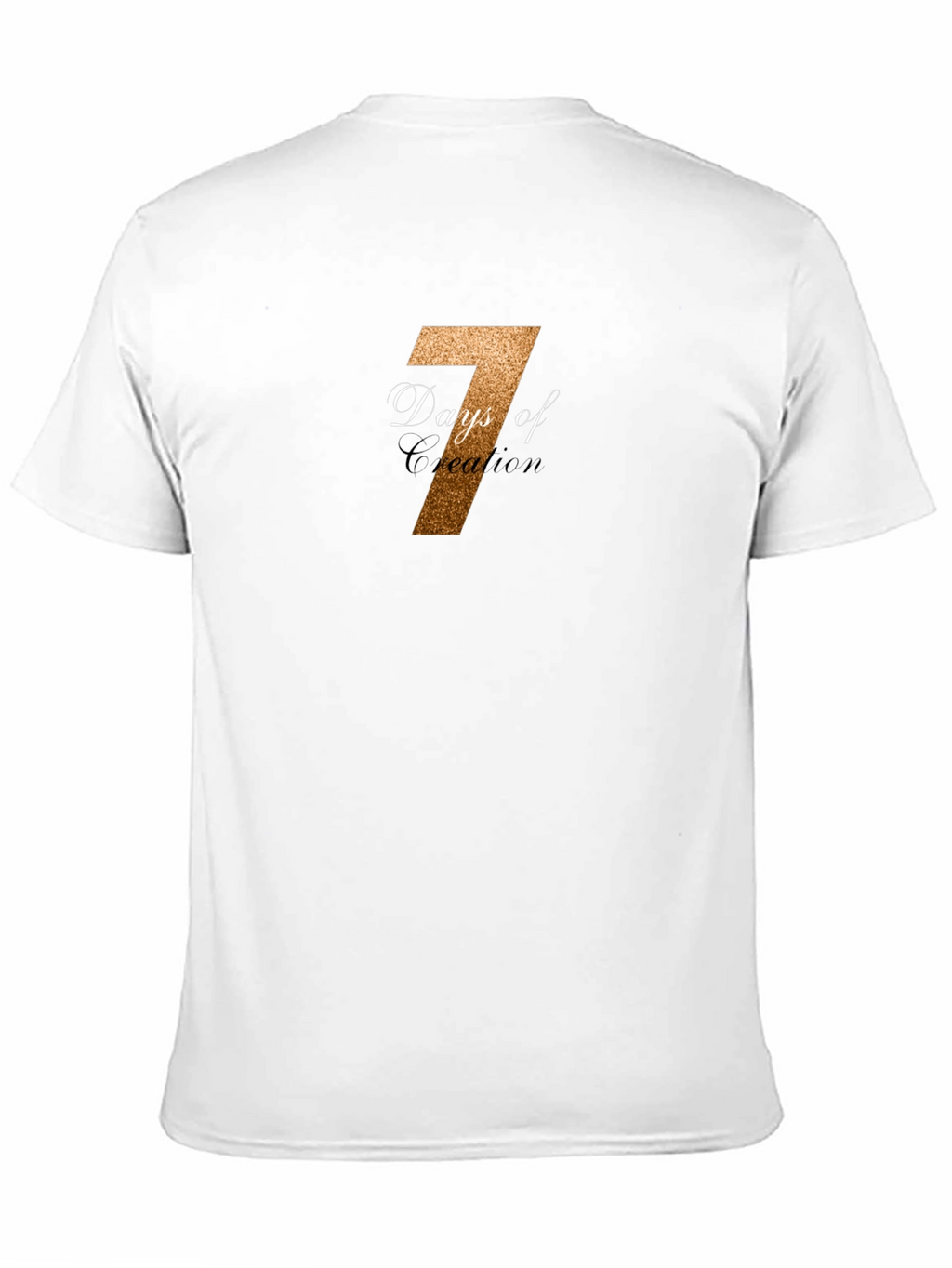 7 Days of Creation Black T-Shirt