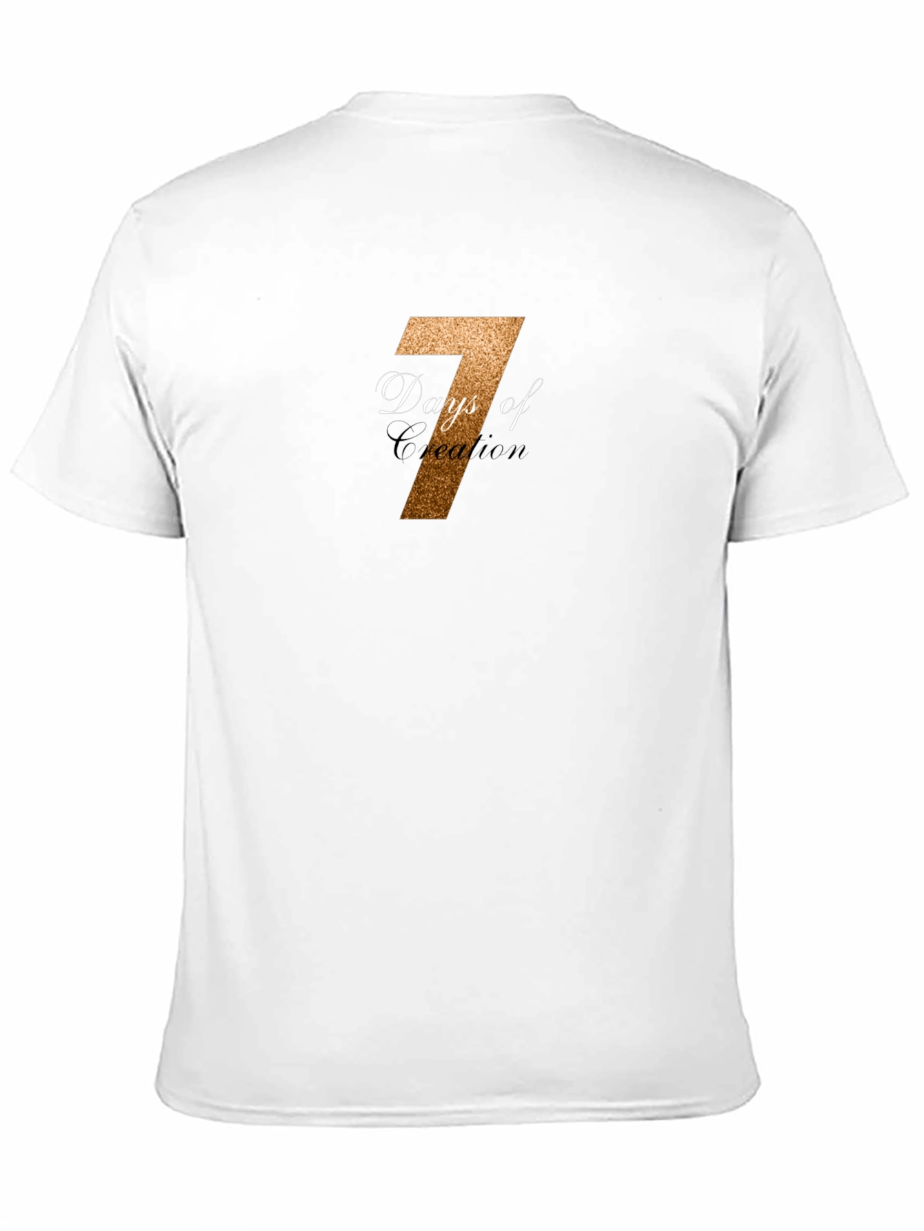 7 Days of Creation Black T-Shirt