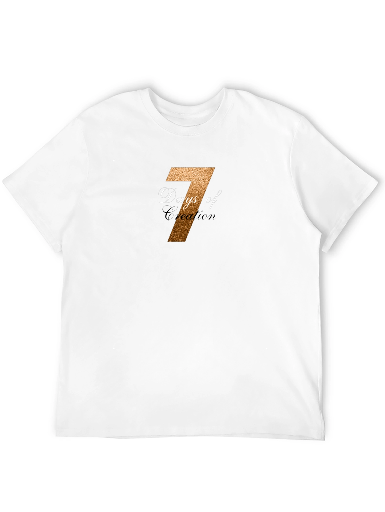 7 Days of Creation Black T-Shirt