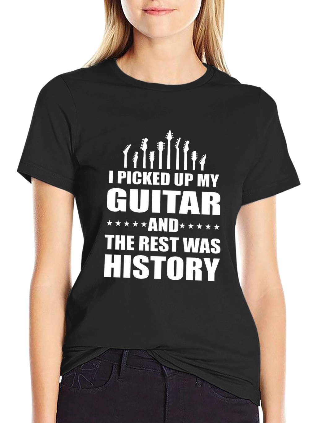 Guitar History Graphic Tee