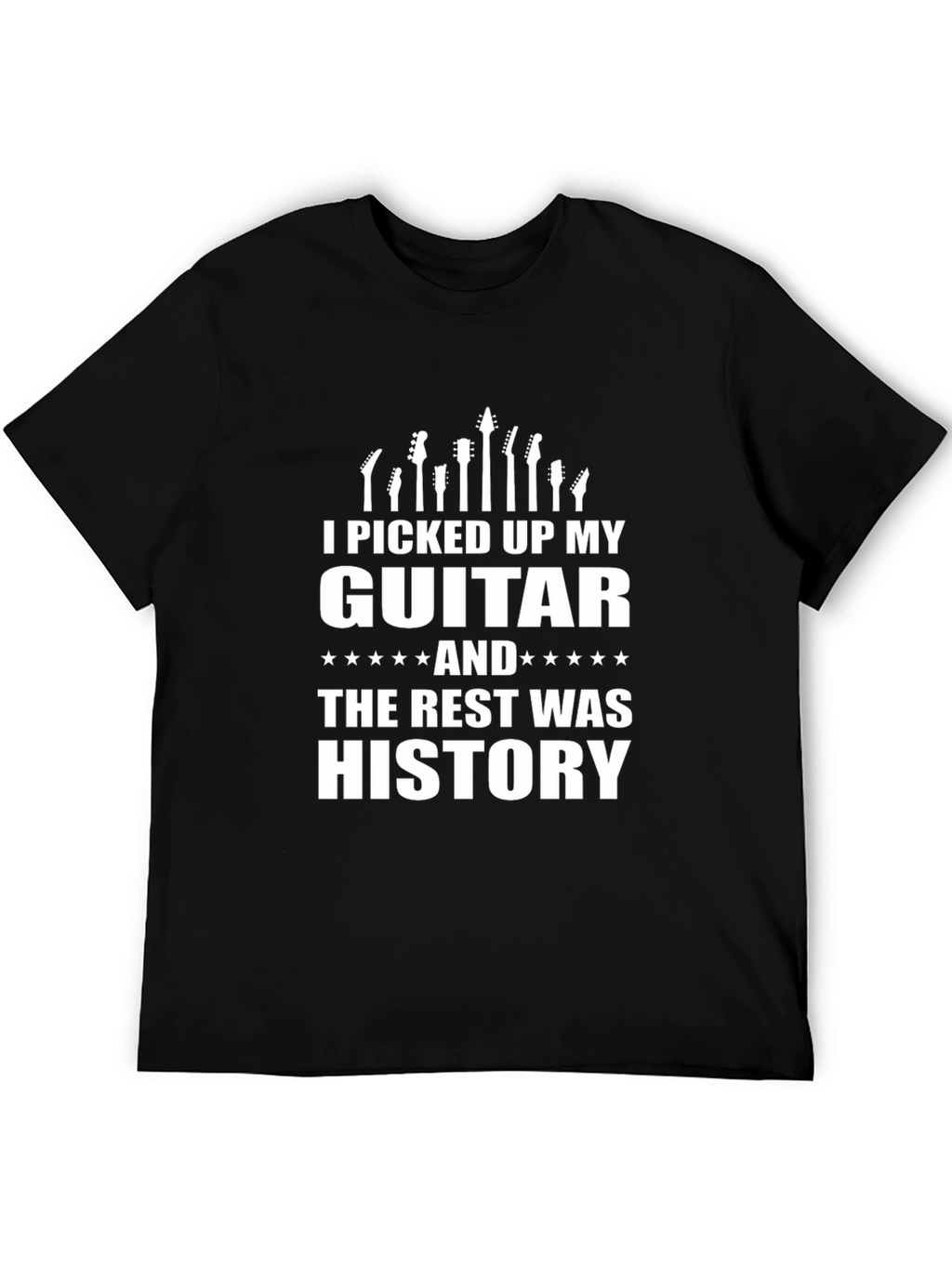 Guitar History Graphic Tee