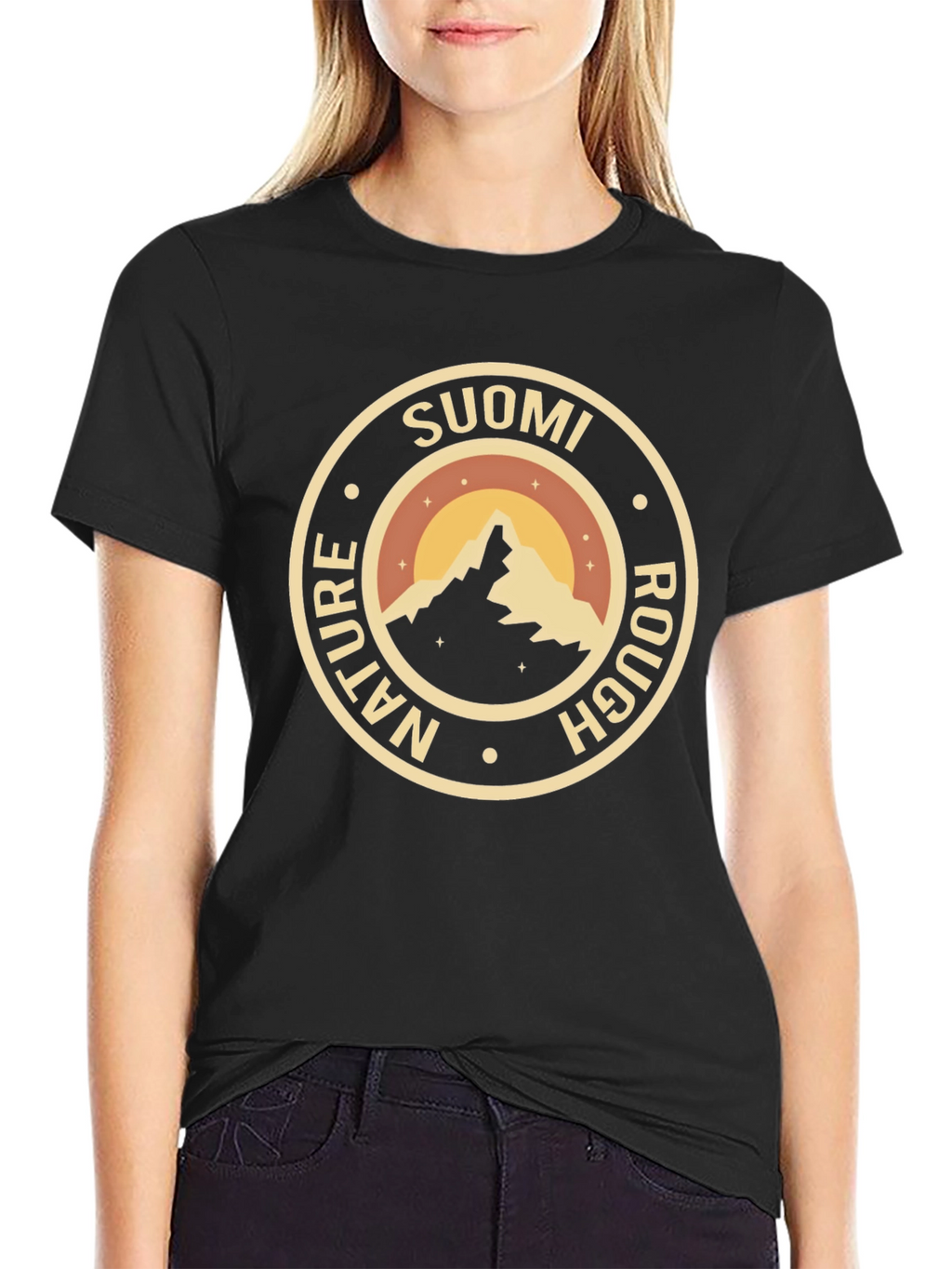 Suomi Nature Rough Mountain Graphic Tee