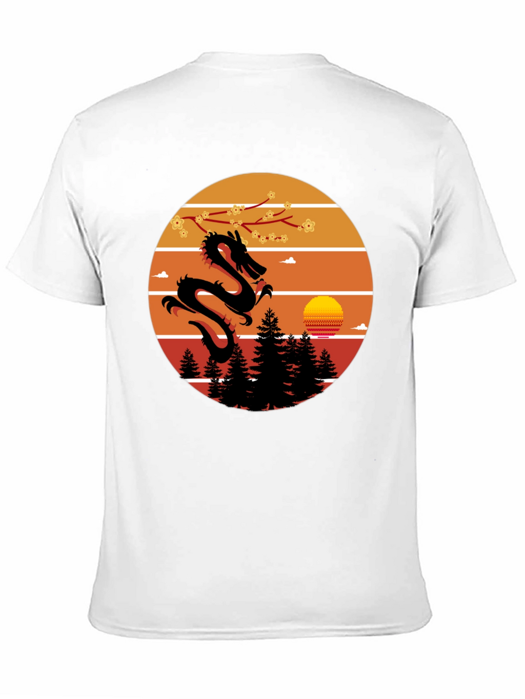 Dragon Sunset Graphic Tee