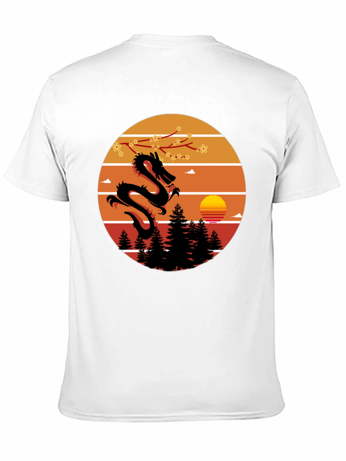 Dragon Sunset Graphic Tee