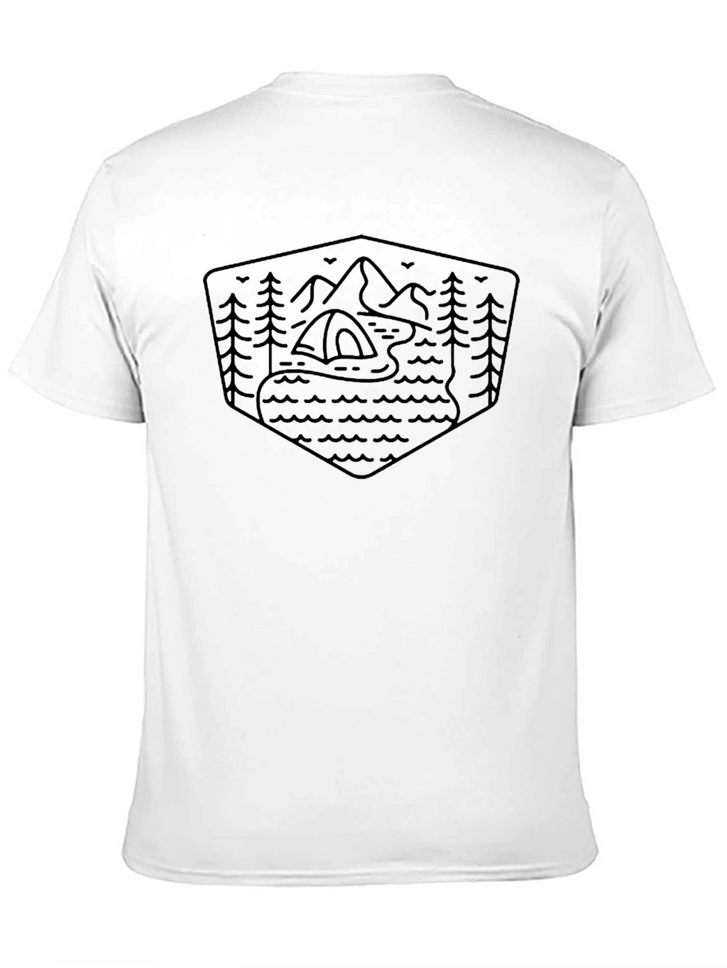Outdoor Adventure Graphic Tee - Camping & Mountains