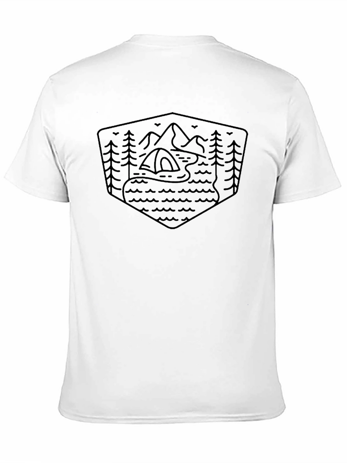 Outdoor Adventure Graphic Tee - Camping & Mountains