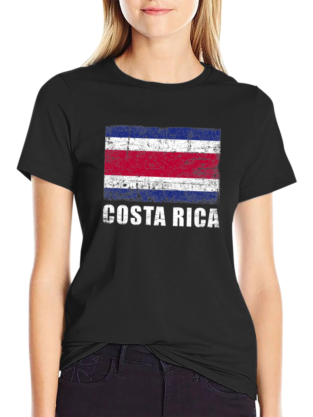 Costa Rica Flag Graphic T-Shirt - Patriotic Pride