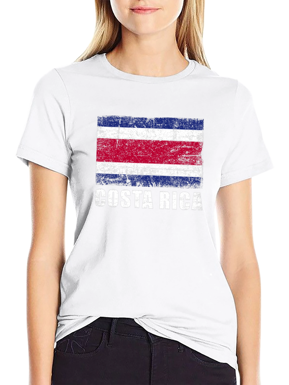 Costa Rica Flag Graphic T-Shirt - Patriotic Pride