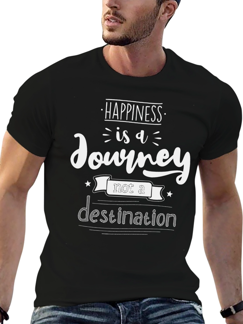 Happiness is a Journey Graphic Tee