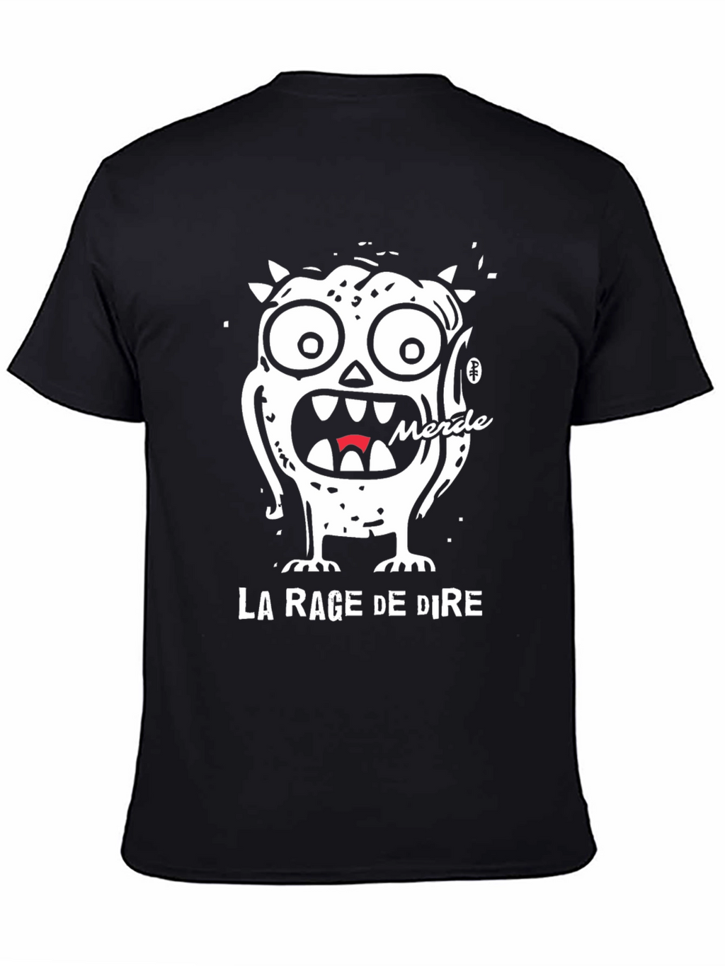 La Rage De Dire Graphic Tee - Black