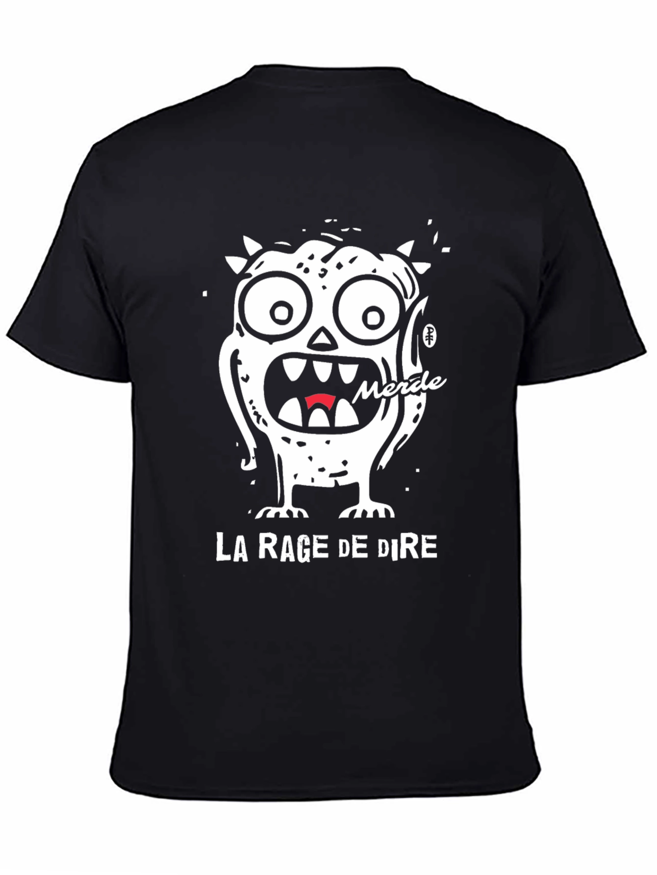 La Rage De Dire Graphic Tee - Black