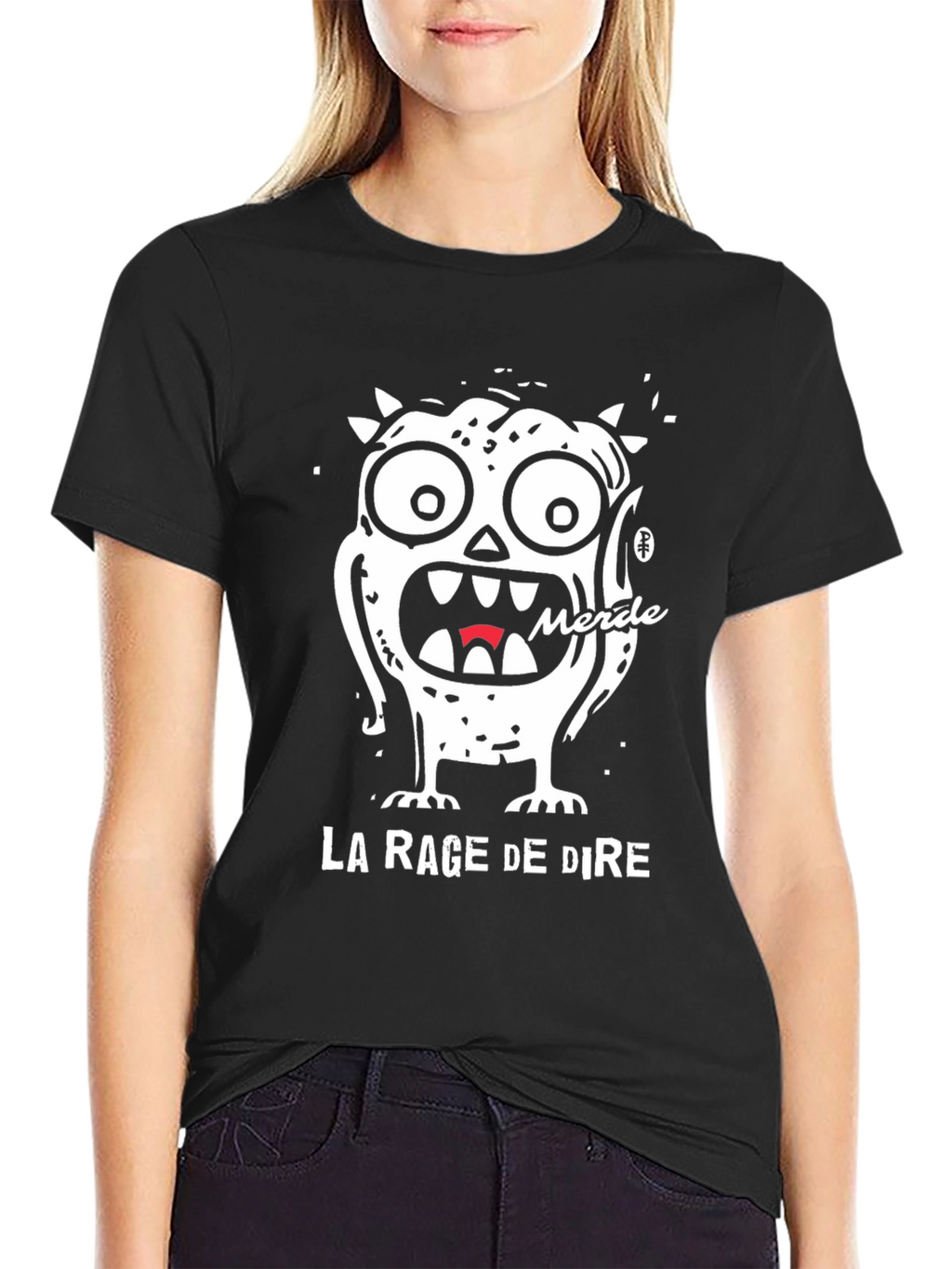 La Rage De Dire Graphic Tee - Black