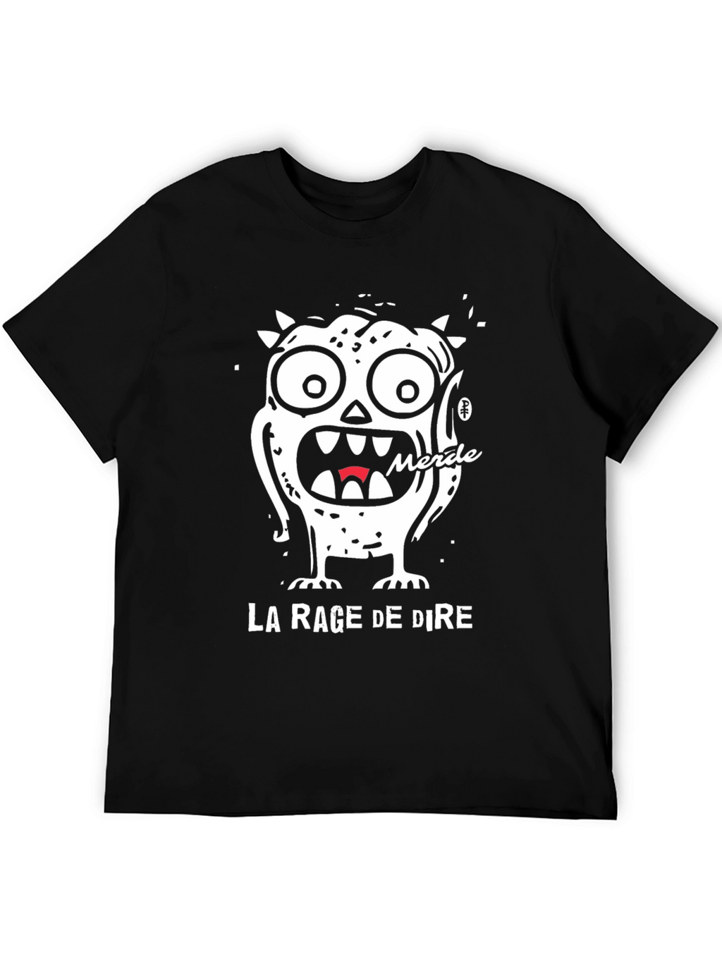 La Rage De Dire Graphic Tee - Black