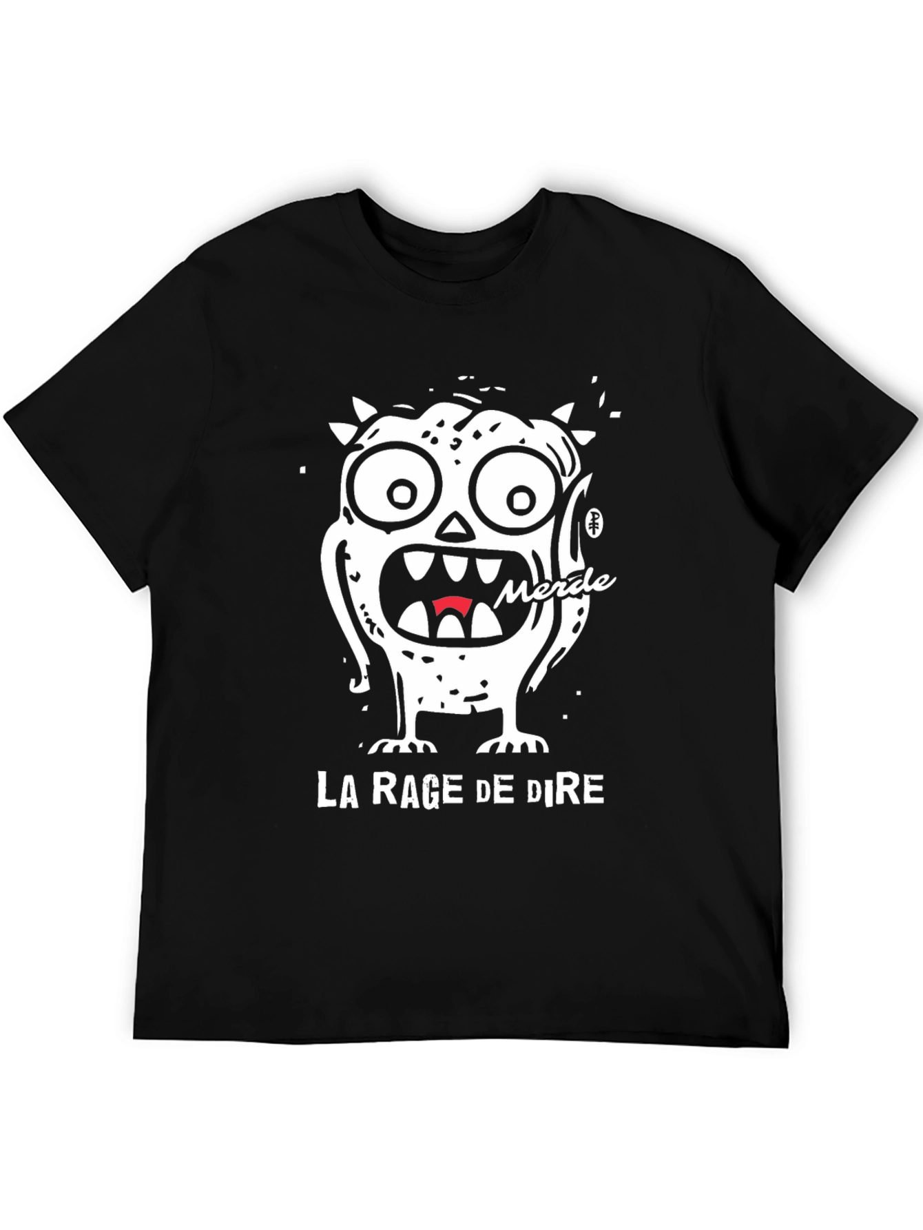 La Rage De Dire Graphic Tee - Black