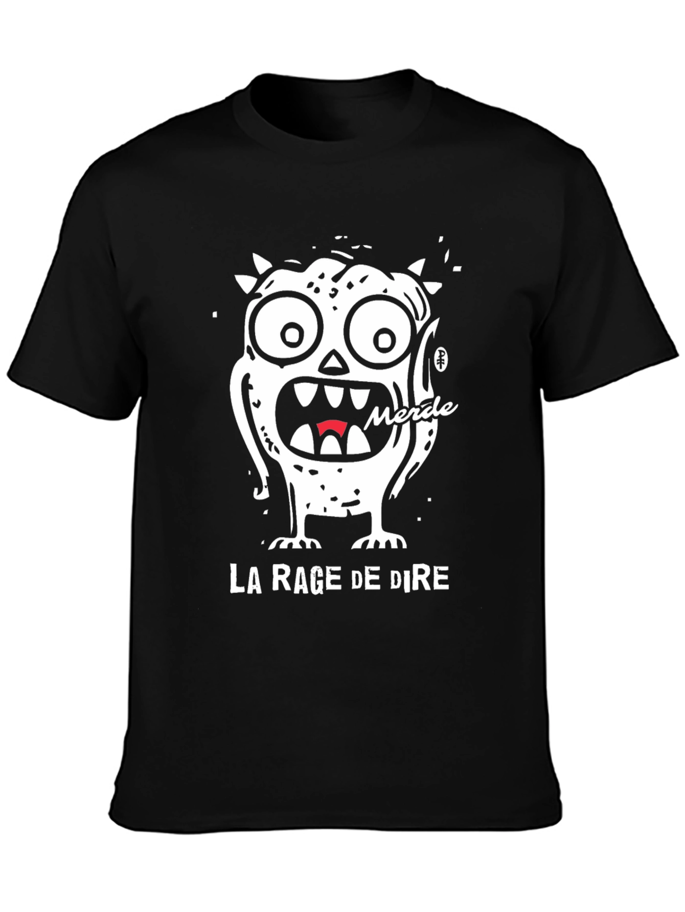 La Rage De Dire Graphic Tee - Black
