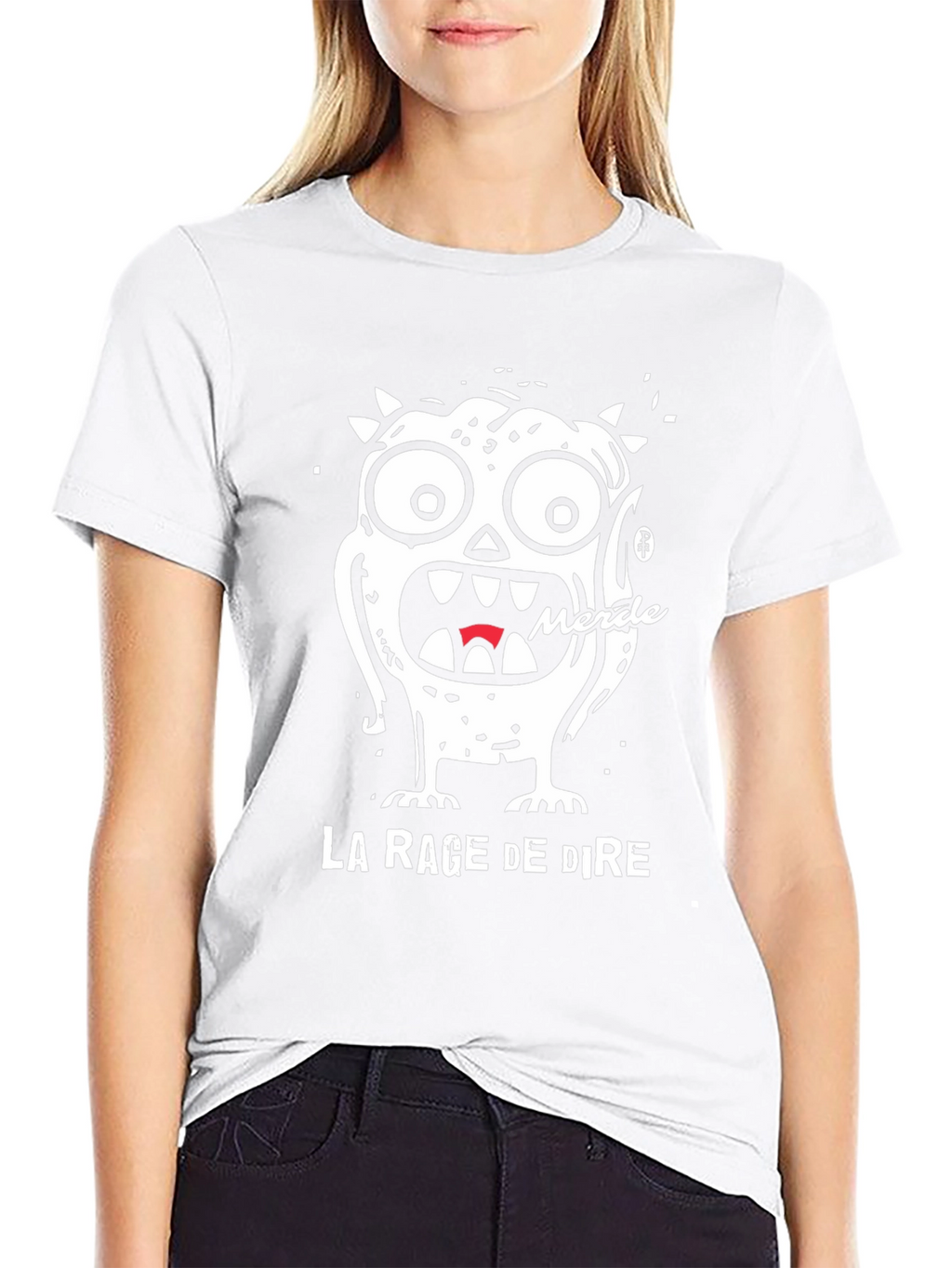 La Rage De Dire Graphic Tee - Black
