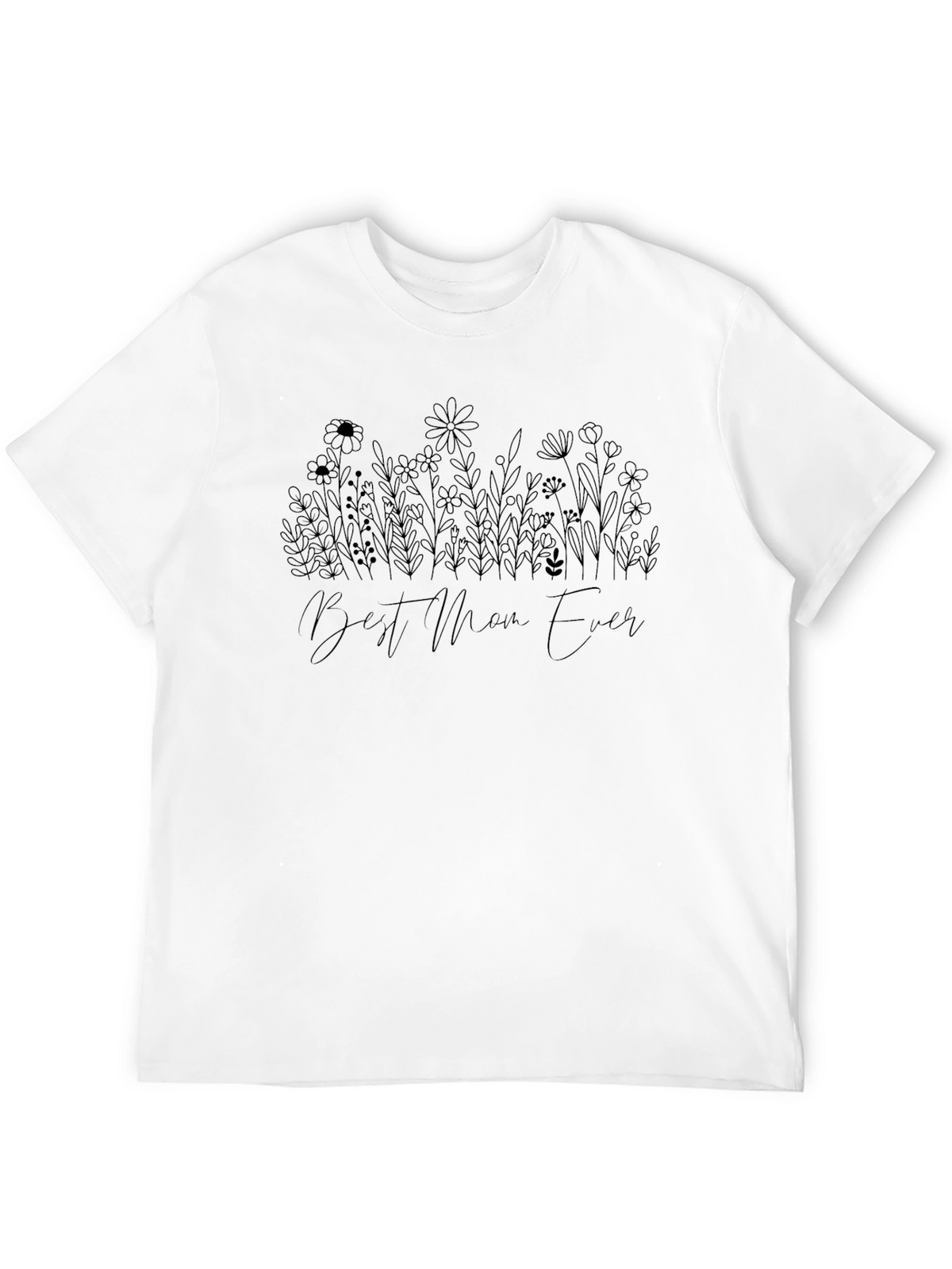 Best Mom Ever Floral T-Shirt