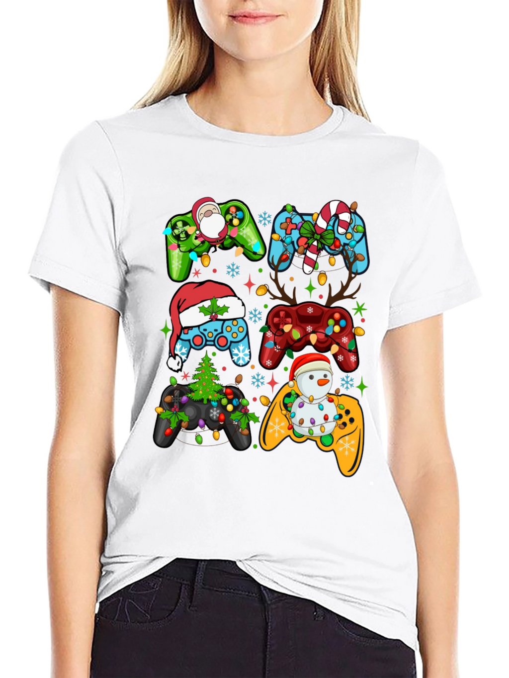 Christmas Gaming T-Shirt - Holiday Gamer Tee