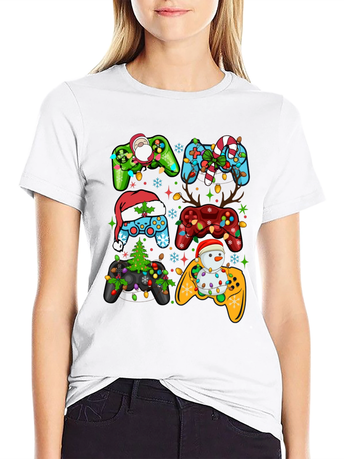 Christmas Gaming T-Shirt - Holiday Gamer Tee