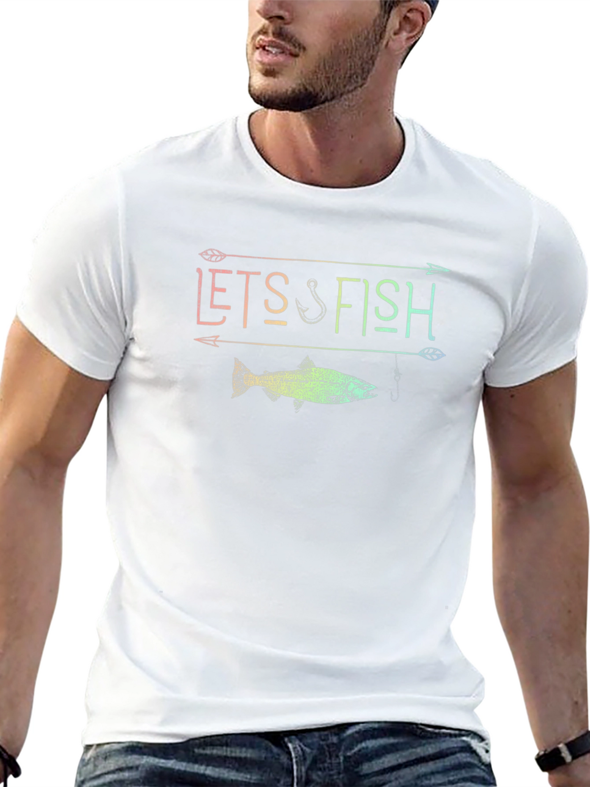 Lets Fish Graphic T-Shirt