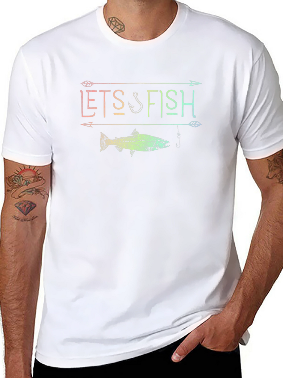 Lets Fish Graphic T-Shirt