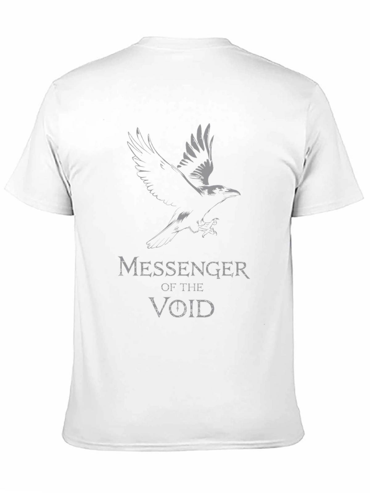 Messenger of the Void Graphic T-Shirt - Raven Design