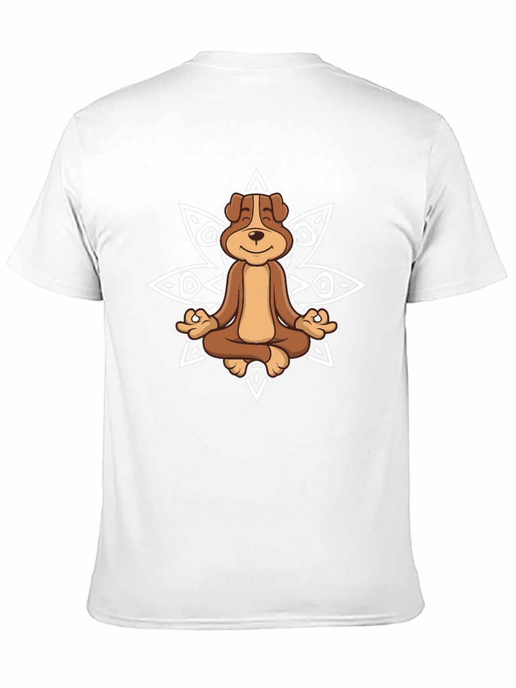 Meditating Dog Graphic Tee - Relaxed Fit